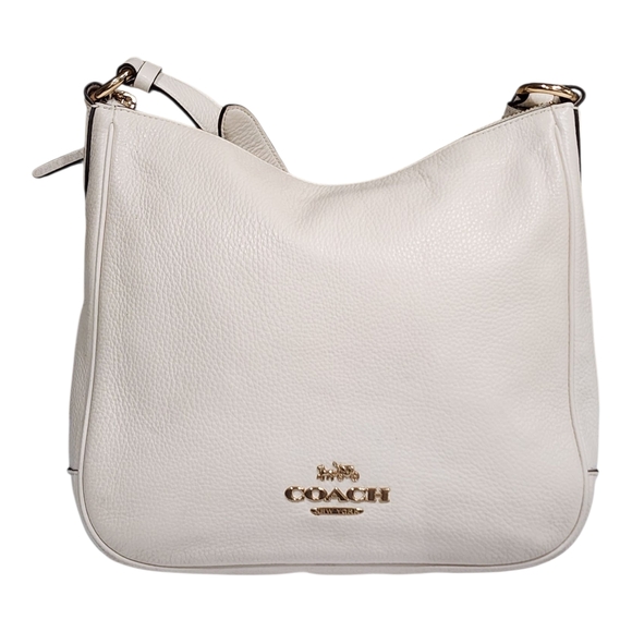 Coach Cream Shoulder Bag with Gold Accents - Picture 2 of 16